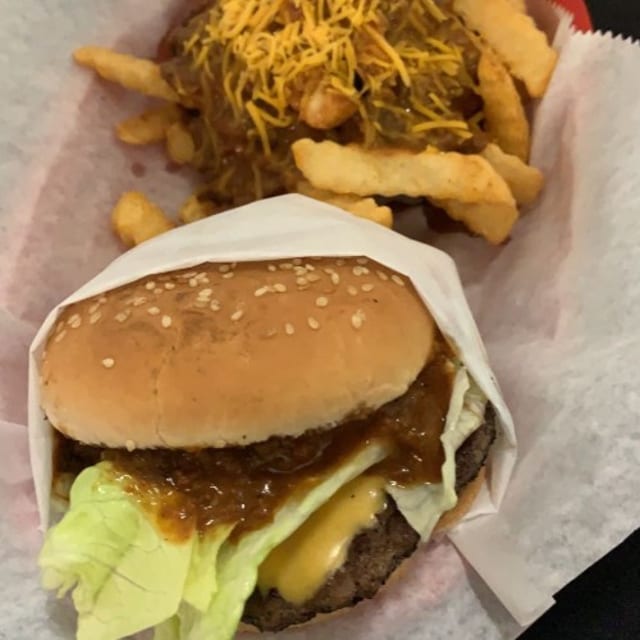 Chili Burger Combo.