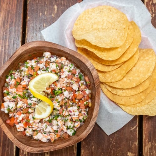 Shrimp Ceviche Shareable.